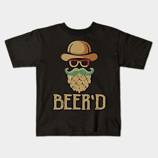 Beer'd Beer and Beard Lover Kids T-Shirt